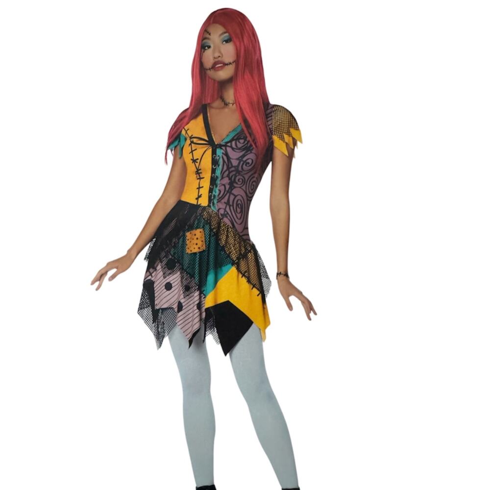 Spirit Halloween Sally Costume Complete Set Size S